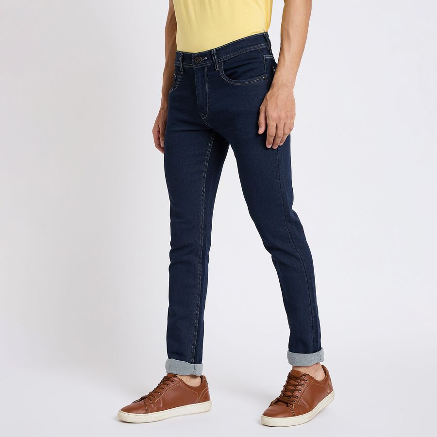 Men's Skinny Jeans, Dark Grey, large image number null