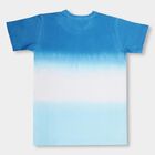 Boys' 100% Cotton Half Sleeves T-Shirt, मध्यम नीला, small image number null