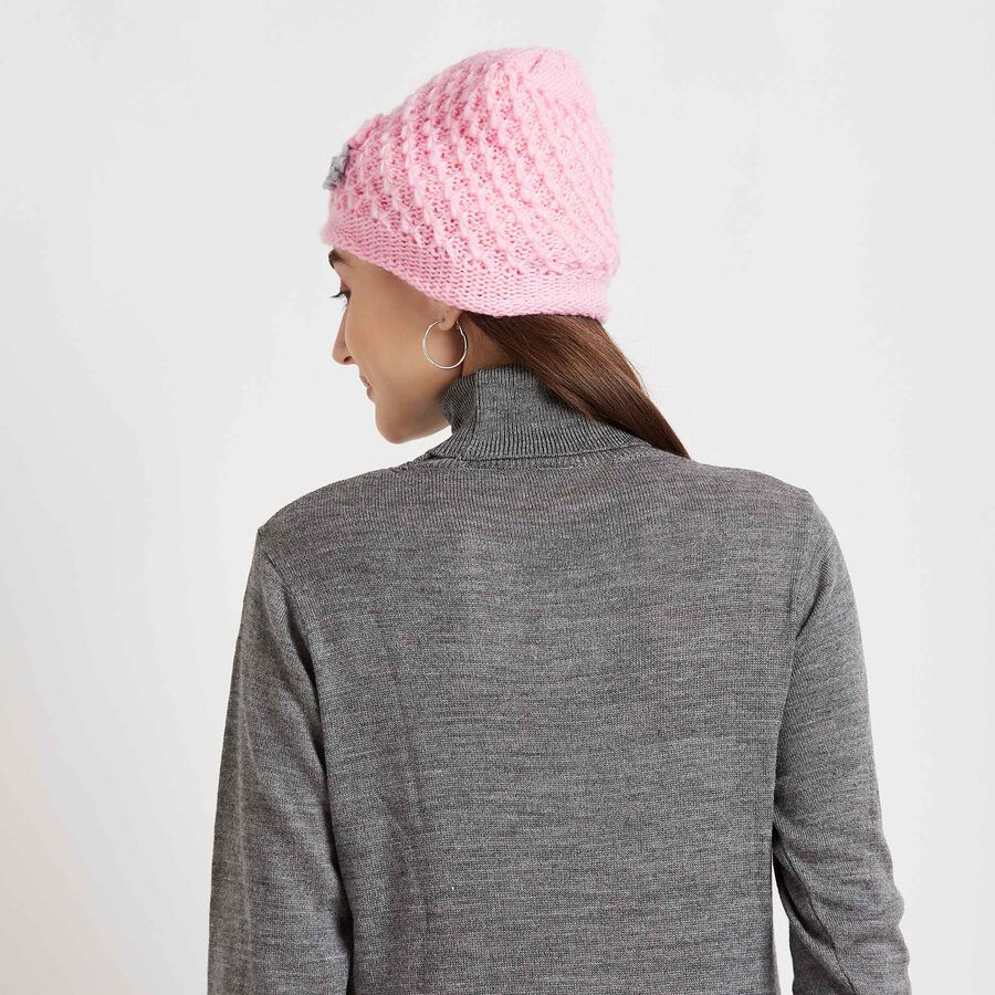 Solid Winter Cap, Light Pink, large image number null