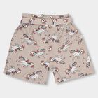 Girls' Shorts , हल्का गुलाबी, small