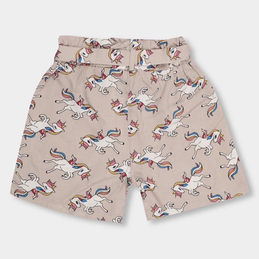 Girls' Shorts , हल्का गुलाबी, large