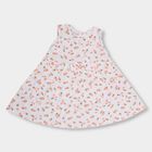 Infant Girls' 100% Cotton Frock , हल्का गुलाबी, small image number null