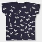 Girls' 100% Cotton T-Shirt , Navy Blue, small image number null