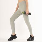 Women's Light Sage Green High-Rise Tights, Light Green, small