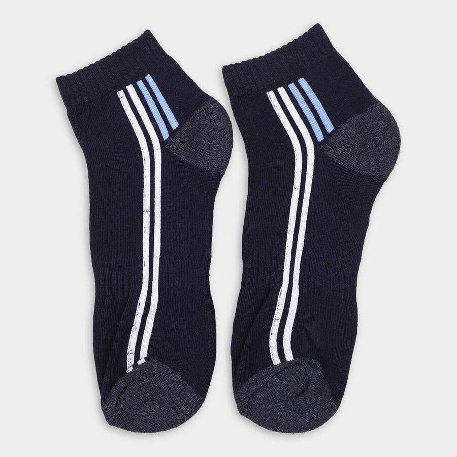 Men's Socks (Pack of 2), Navy Blue, large image number null