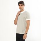 Men's Collared Half Sleeves T-Shirt , गहरा पीला, small image number null