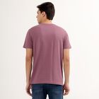 Men's Henley Half Sleeves T-Shirt , गुलाबी, small image number null