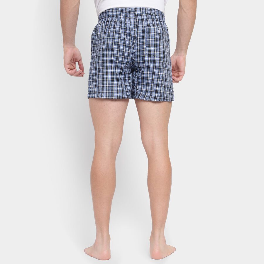 Men's Boxers, Navy Blue, large