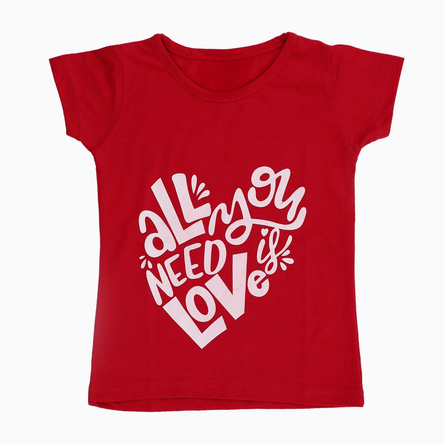 Girls' T-Shirt, Fuchsia, large image number null