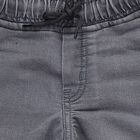 Boys' Light Grey Regular Fit Stretchable Jeans, हल्का ग्रे, small