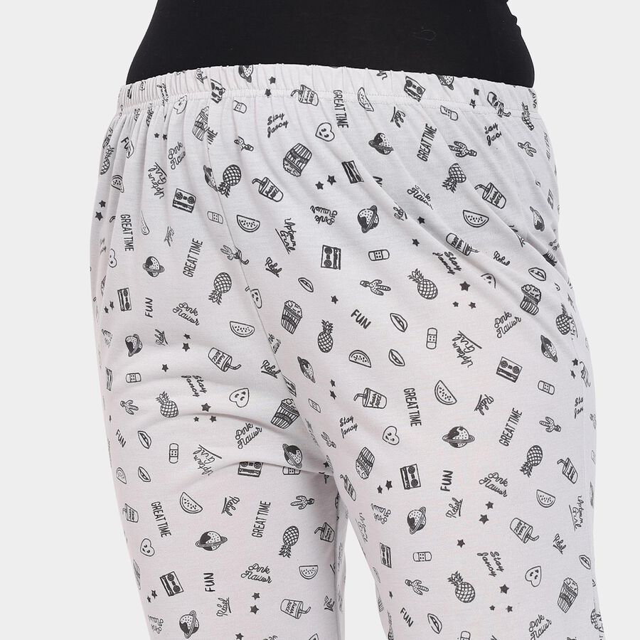 Ladies' Pyjama, Light Grey, large image number null
