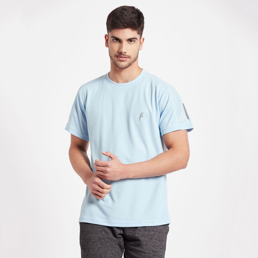 Round Neck T-Shirt, Sky Blue, large image number null