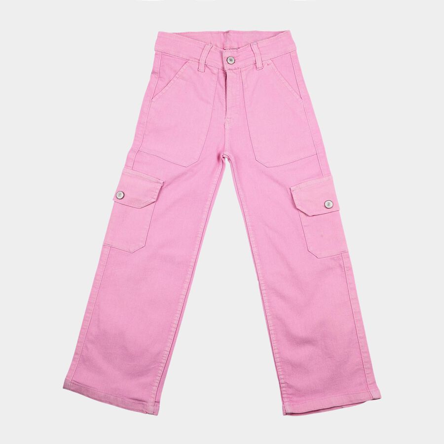 Girls' Jeans, Light Pink, large