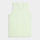 Infants Cotton Solid Vest, Light Green, small image number null