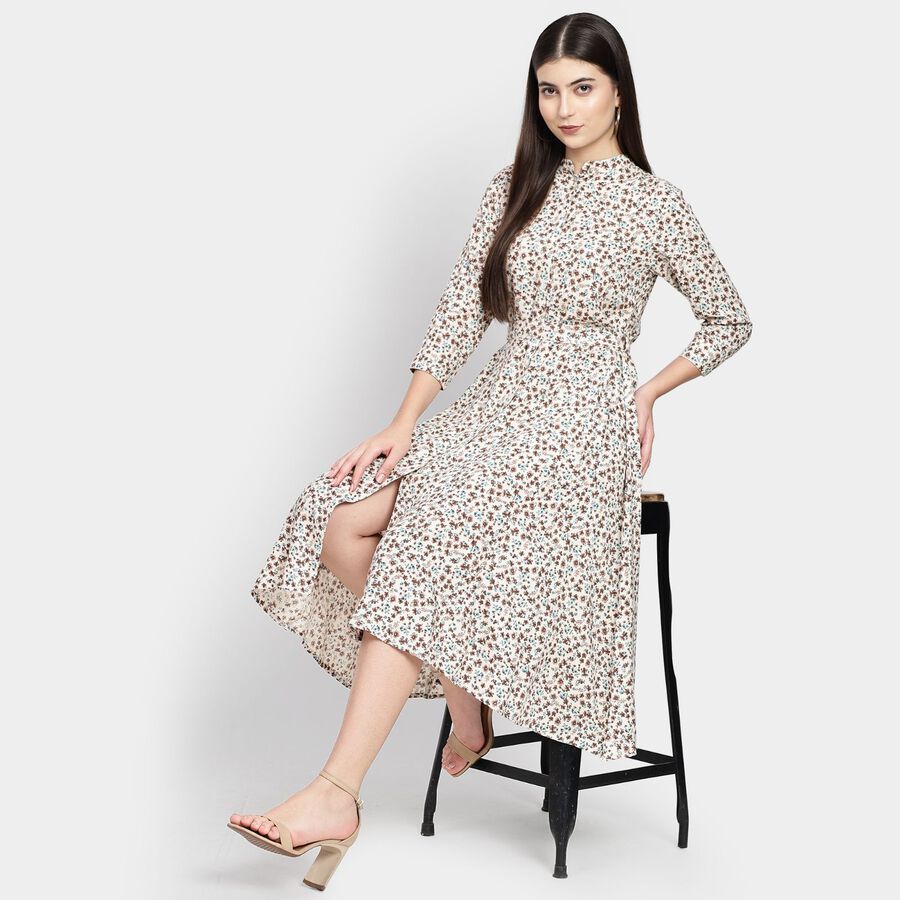 Ladies' Dress, गहरा पीला, large image number null