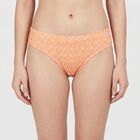 Women's Peach Cotton Brief Panty, पीच, small
