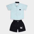 Infants' 100% Cotton Baba Suit , हल्का नीला, small image number null