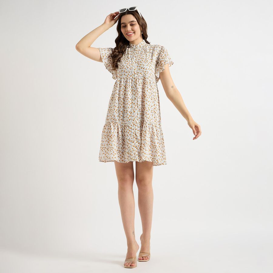 Ladies' Dress, हल्का नीला, large image number null