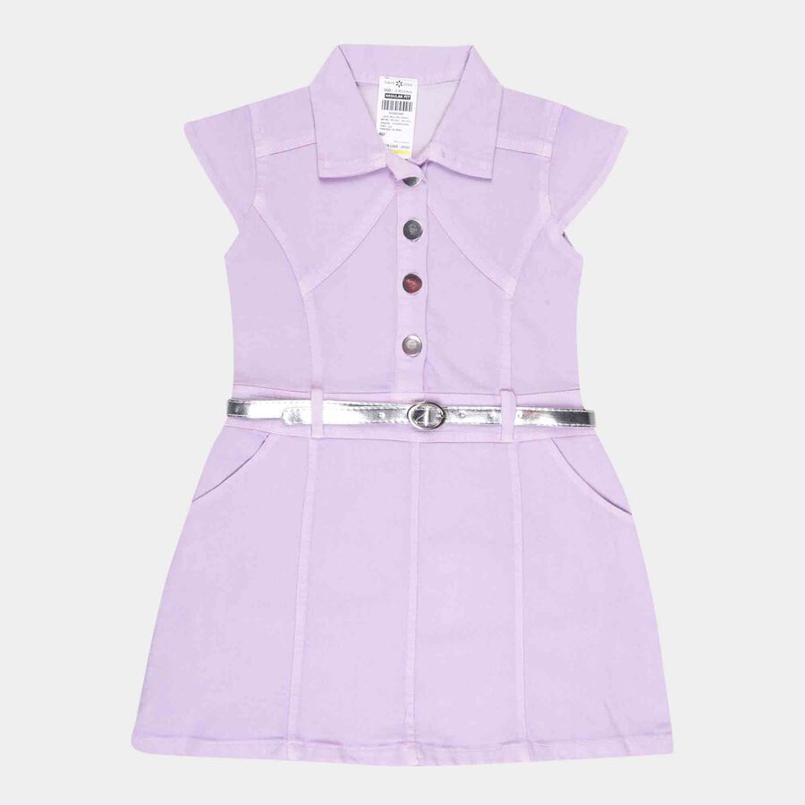 Solid Frock, Lilac, large image number null