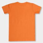 Boys' 100% Cotton Half Sleeves T-Shirt, नारंगी, small image number null