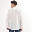 Men's Snow White Regular Collar Casual Shirt, सफ़ेद, small image number null