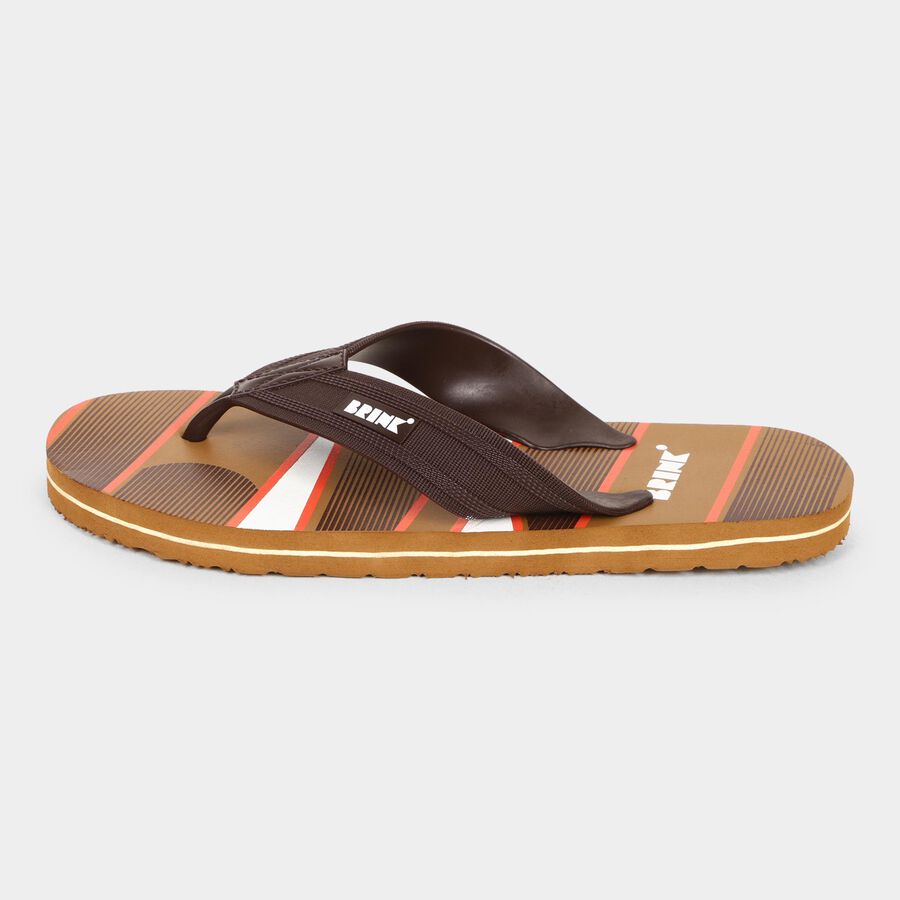 Men's V Strap Slipper, Tan, large image number null