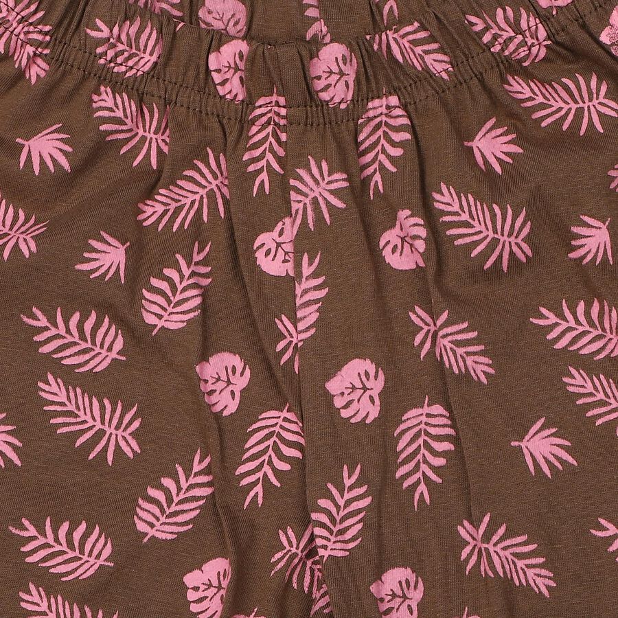 Girls' Pyjama, Brown, large
