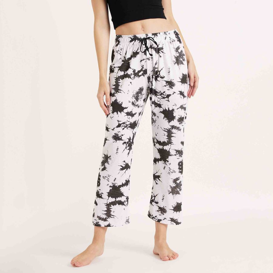 Printed Pyjama, Black, large image number null