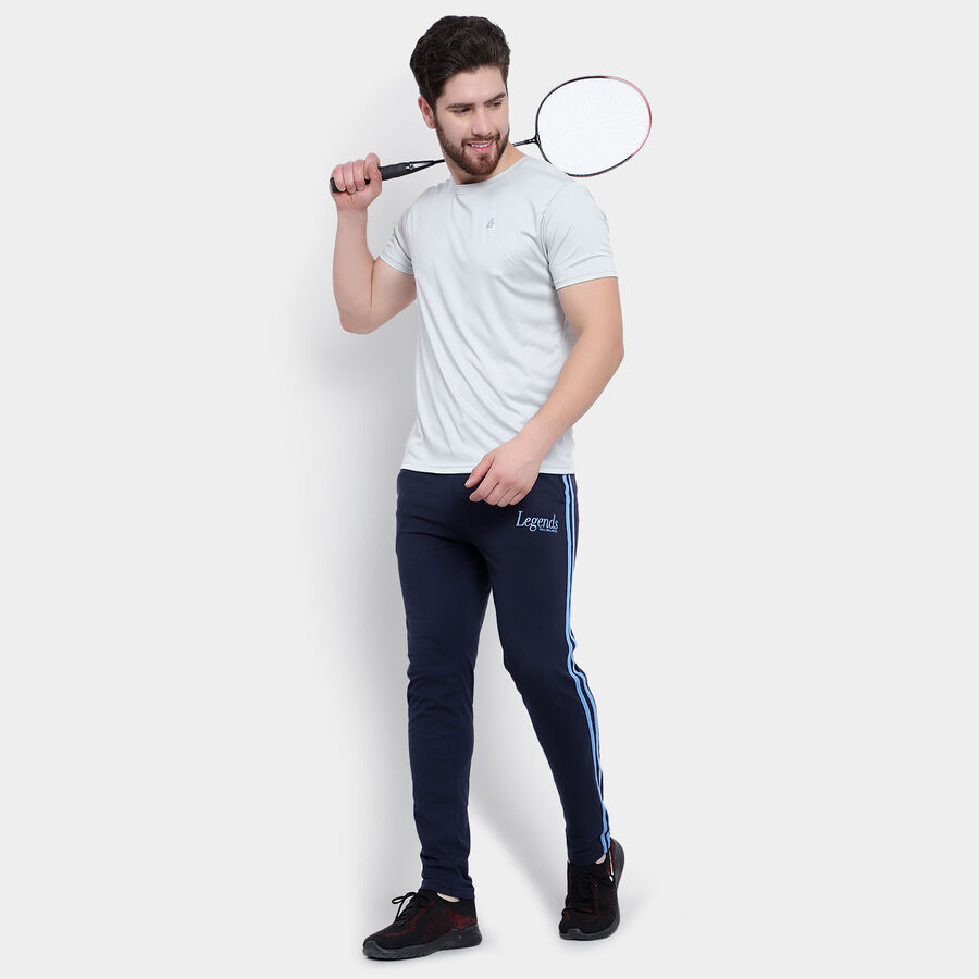 Solid Track Pants, नेवी ब्लू, large image number null