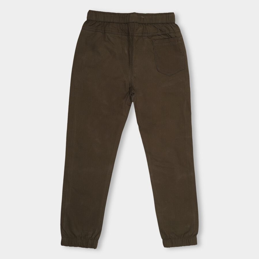 Boys' 100% Cotton Trousers , ओलिव, large