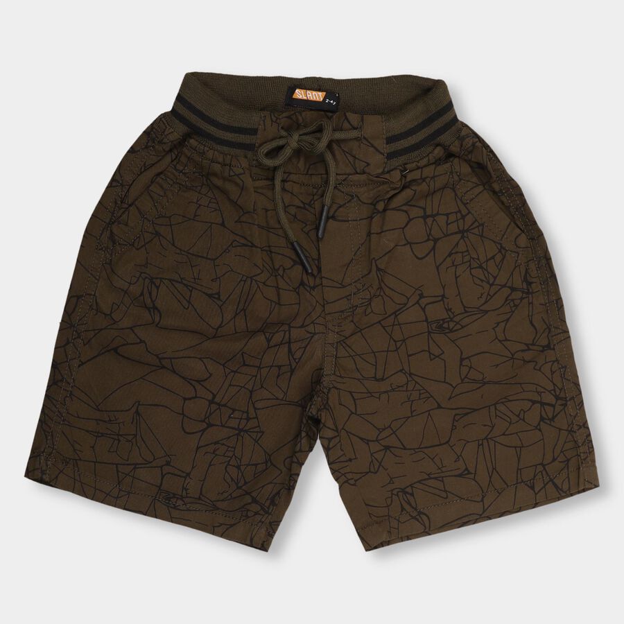 Boys' 100% Cotton Jamaicans, Olive, large image number null