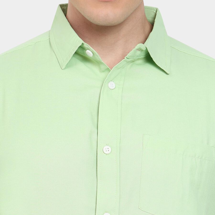 Men's Casual Shirt, Light Green, large image number null