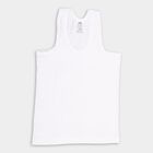 Boys' 100% Cotton Vest (Pack of 2), White, small image number null