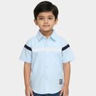 Boys' Casual Shirt, Light Blue, small