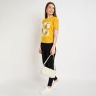 Ladies' Round Neck T-Shirt, Mustard, small image number null