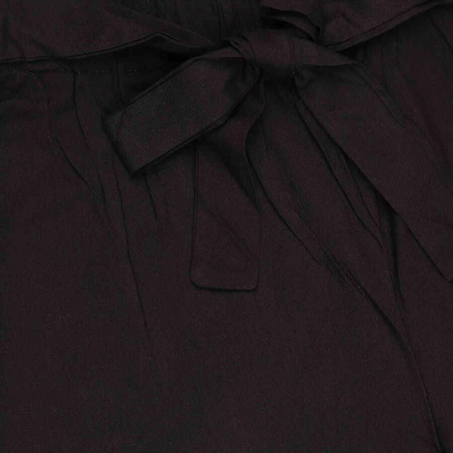 Solid Trousers, Black, large image number null