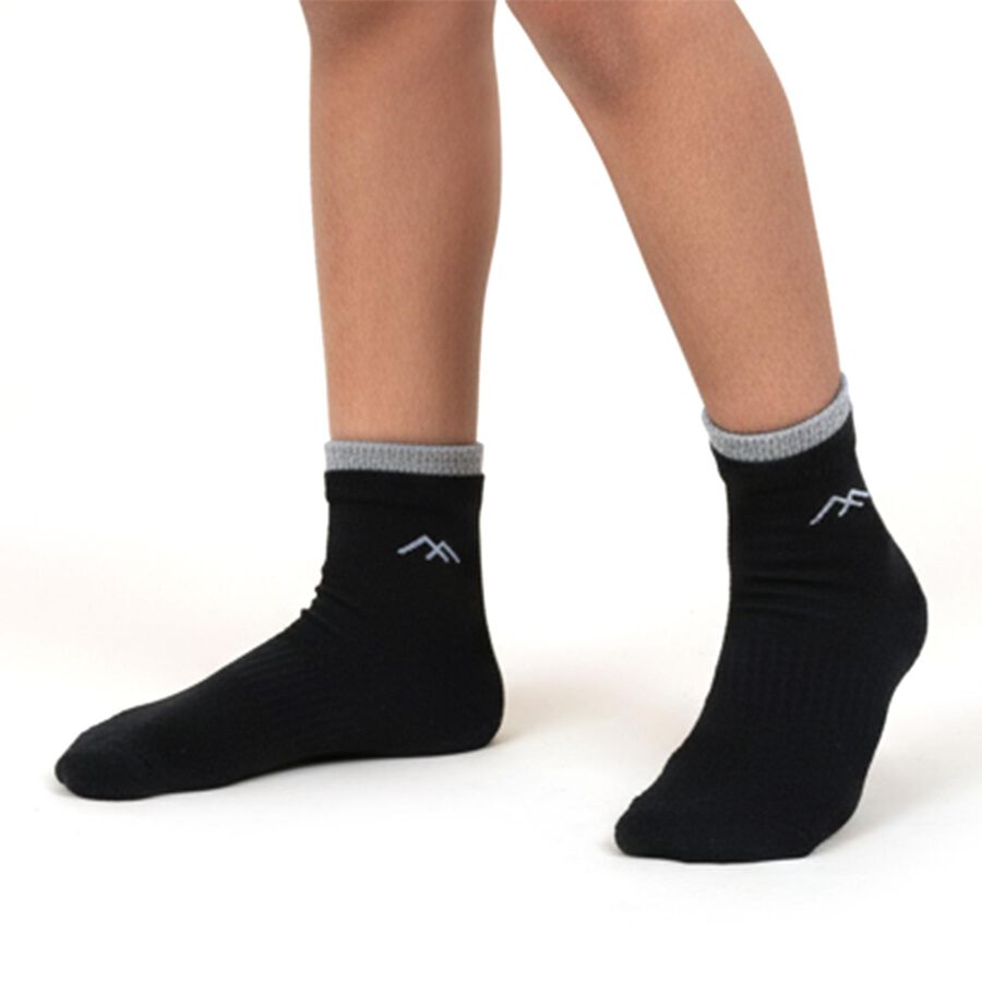 Men's Light Grey and Black Regular Fit Ankle Length Socks Pack of 3, नेवी ब्लू, large image number null
