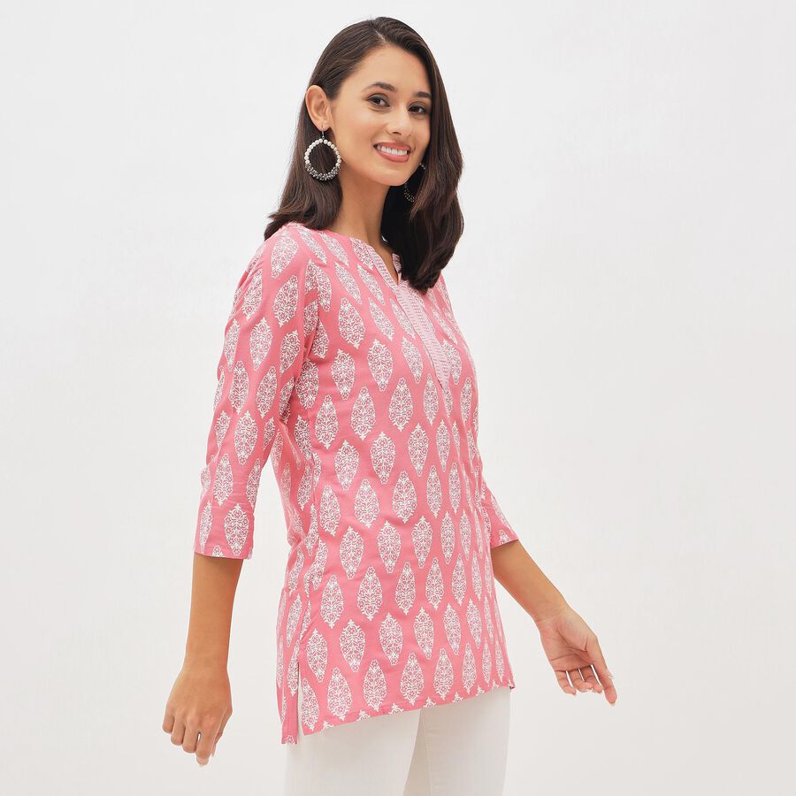 Ladies' Kurti, गुलाबी, large image number null