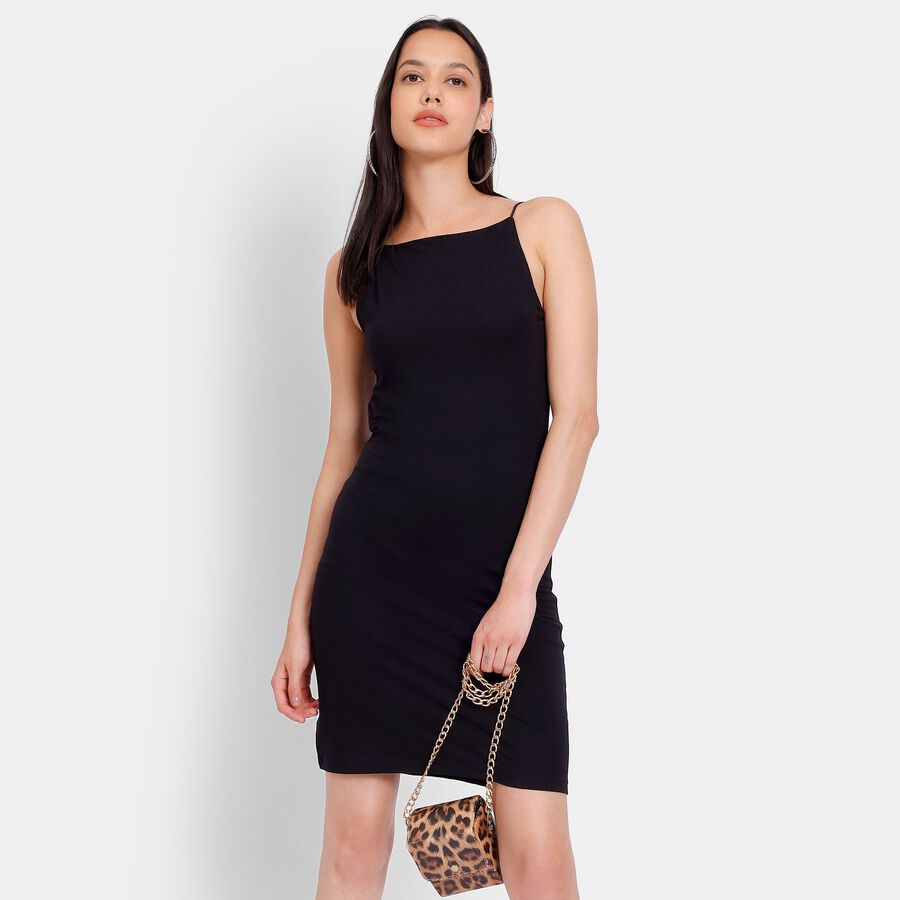 Ladies' Dress, Black, large image number null