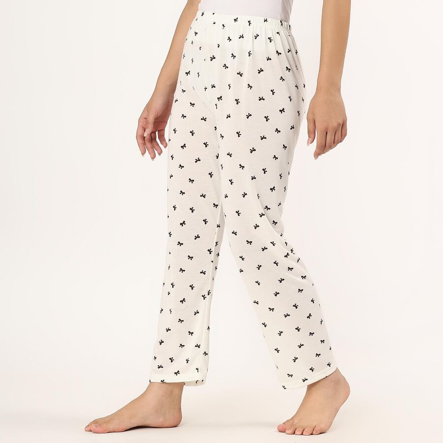 Ladies' Full Length Pyjama , Off White, large image number null