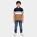 Boys Brown Polo Neck Polo Boys T-Shirt, Brown, small