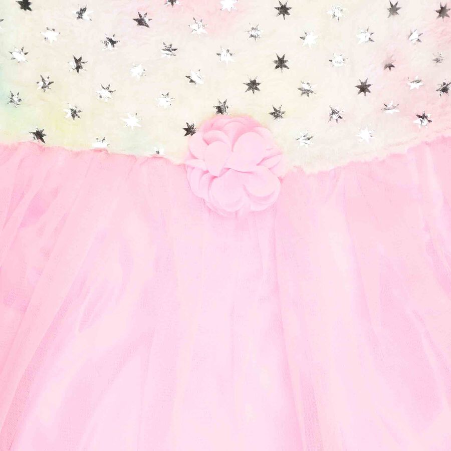 Girls Frock, Pink, large image number null