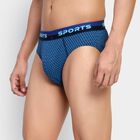 Men's 100% Cotton Briefs , गहरा हरा, small
