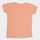Girls' T-Shirt , पीच, small image number null