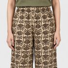 Women's Light Grey Regular Fit Floral Printed Palazzos, Light Grey, small