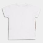 Infants' Beige Cotton Round Neck Striped Baba Suit, Beige, small