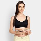 Ladies' Bra, काला, small