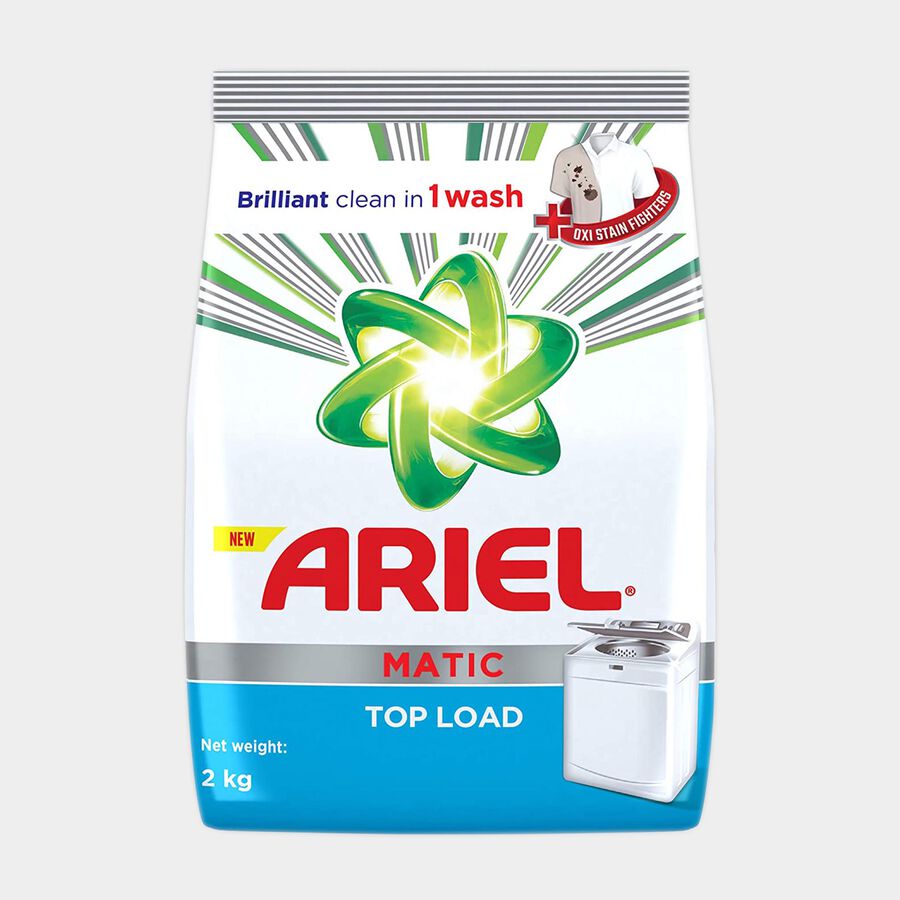 मैटिक टॉप लोड डिटर्जेंट वाशिंग पाउडर, , large image number null