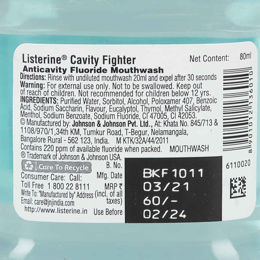 Cavity Fight Mouth Wash, , large image number null
