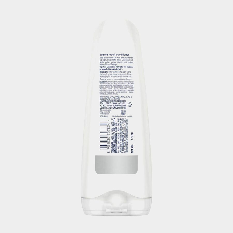 Intense Repair Hair Conditioner For Damaged Frizzy Hair, , large image number null